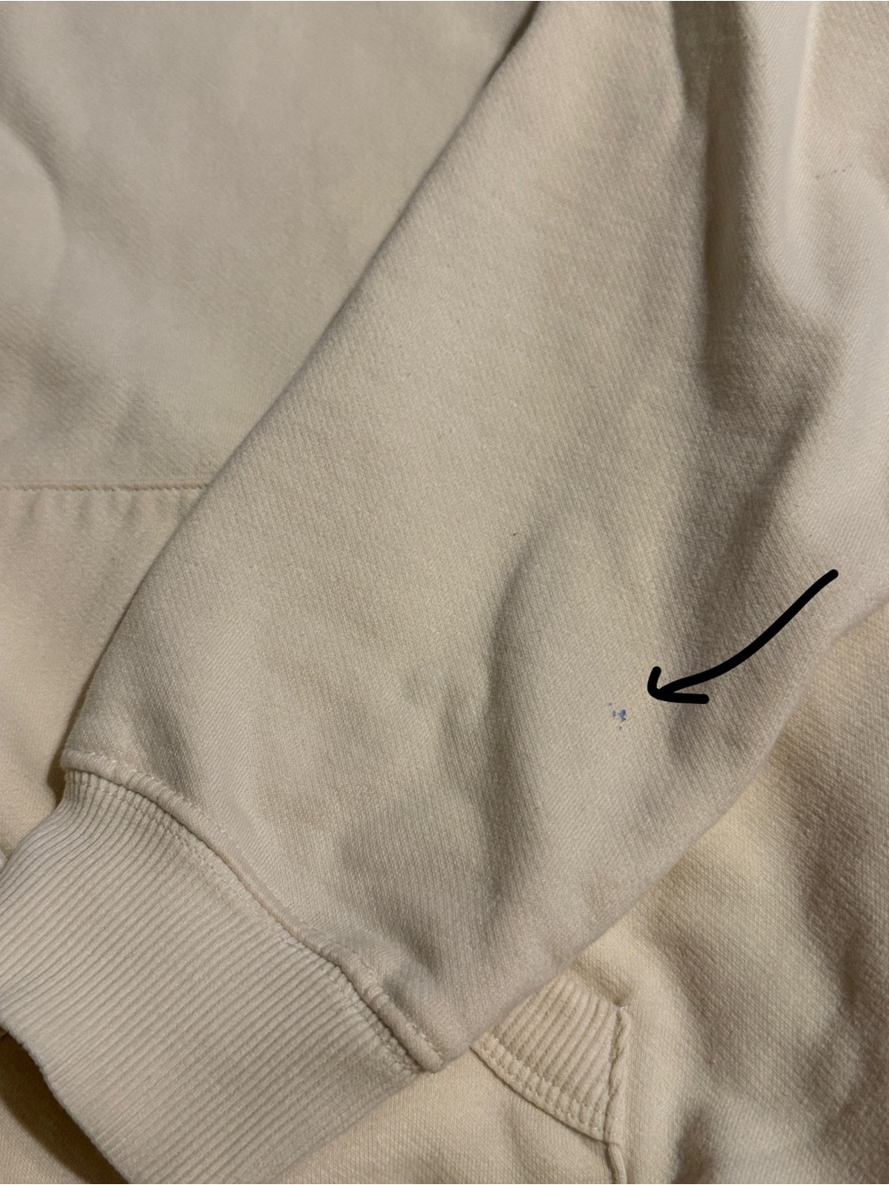 Taylor Swift Original 2023 Eras Tour Cream Hoodie READ DESCRIPTION SZ M - Picture 10 of 11